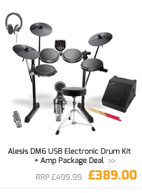 Alesis DM6 USB Electronic Drum Kit + Amp Package Deal.