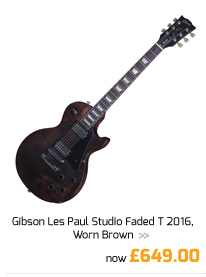 Gibson Les Paul Studio Faded T 2016, Worn Brown.