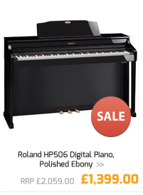 Roland HP506 Digital Piano, Polished Ebony.