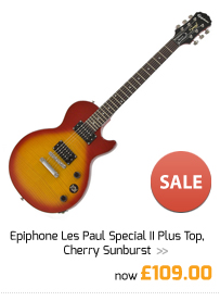 Epiphone Les Paul Special II Plus Top, Cherry Sunburst.