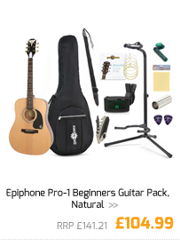 Epiphone Pro-1 Beginners Guitar Pack, Natural.