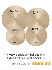 TRX MDM Series Cymbal Set with Extra 16'' Crash and T-Shirt.
