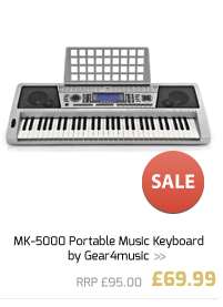 MK-5000 Portable Music Keyboard by Gear4music.