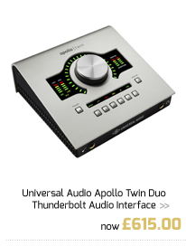 Universal Audio Apollo Twin Duo Thunderbolt Audio Interface.