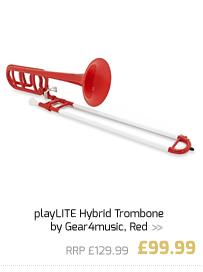 playLITE Hybrid Trombone by Gear4music, Red.