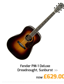 Fender PM-1 Deluxe Dreadnought, Sunburst.