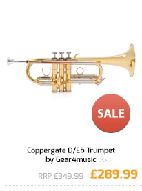 Coppergate D/Eb Trumpet by Gear4music.