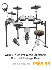 WHD 517-DX Pro Mesh Electronic Drum Kit Package Deal.