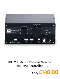 JBL M-Patch 2 Passive Monitor Volume Controller.