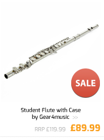 Student Flute with Case by Gear4music .