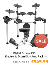Digital Drums 430 Electronic Drum Kit + Amp Pack.