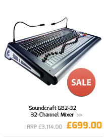Soundcraft GB2-32 32-Channel Mixer.