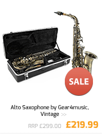 Alto Saxophone by Gear4music, Vintage.