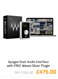Apogee Duet Audio Interface with FREE Waves Silver Plugin.