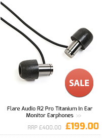 Flare Audio R2 Pro Titanium In Ear Monitor Earphones.