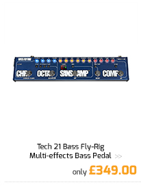 Tech 21 Bass Fly-Rig Multi-effects Bass Pedal.