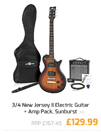 3/4 New Jersey II Electric Guitar + Amp Pack, Sunburst.