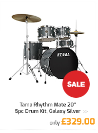 Tama Rhythm Mate 20 5pc Drum Kit, Galaxy Silver.
