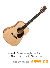 Martin Dreadnought Junior Electro Acoustic Guitar .