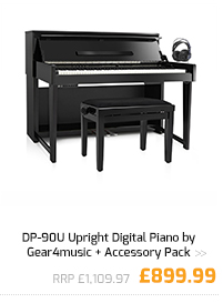 DP-90U Upright Digital Piano by Gear4music + Accessory Pack.