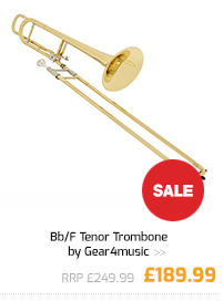 Bb/F Tenor Trombone by Gear4music.