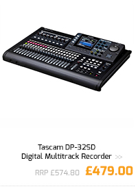 Tascam DP-32SD Digital Multitrack Recorder.