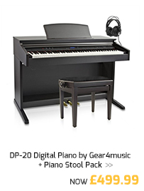 DP-20 Digital Piano by Gear4music, Piano Stool Pack.