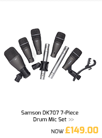Samson DK707 7-Piece Drum Mic Set.