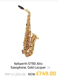 Keilwerth ST90 Alto Saxophone, Gold Lacquer.