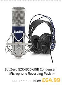 SubZero SZC-500-USB Condenser Microphone Recording Pack.