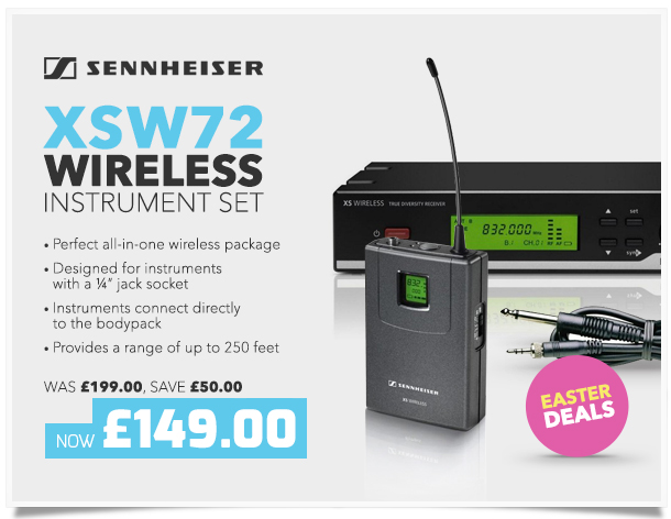 Sennheiser XSW72 Wireless Instrument Set, Channel 38.