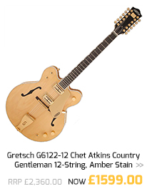 Gretsch G6122-12 Chet Atkins Country Gentleman 12-String, Amber Stain.