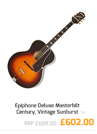 Epiphone Deluxe Masterbilt Century, Vintage Sunburst.