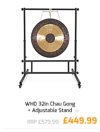 WHD 32in Chau Gong + Adjustable Stand.