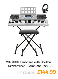 MK-7000 Keyboard with USB by Gear4music - Complete Pack.
