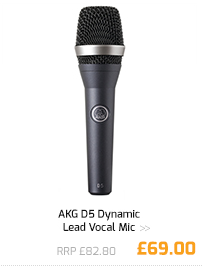 AKG D5 Dynamic Lead Vocal Mic.