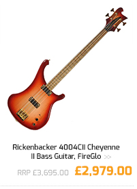 Rickenbacker 4004CII Cheyenne II Bass Guitar, FireGlo.