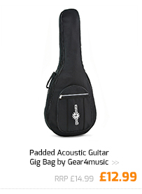 Padded Acoustic Guitar Gig Bag by Gear4music.