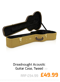 Dreadnought Acoustic Guitar Case, Tweed.