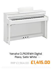 Yamaha CLP635WH Digital Piano, Satin White.