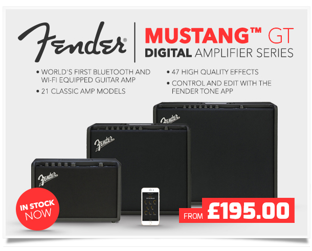 Fender Mustang GT Digital Amplifier Series In Stock Now.