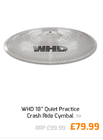 WHD 18 Quiet Practice Crash Ride Cymbal.
