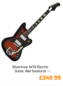 Silvertone 1478 Electric Guitar, Red Sunburst.