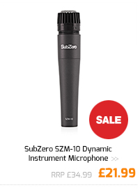 SubZero SZM-10 Dynamic Instrument Microphone.
