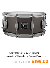 Gretsch 14 x 6.5 Taylor Hawkins Signature Snare Drum.