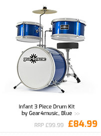 Infant 3 Piece Drum Kit by Gear4music, Blue .