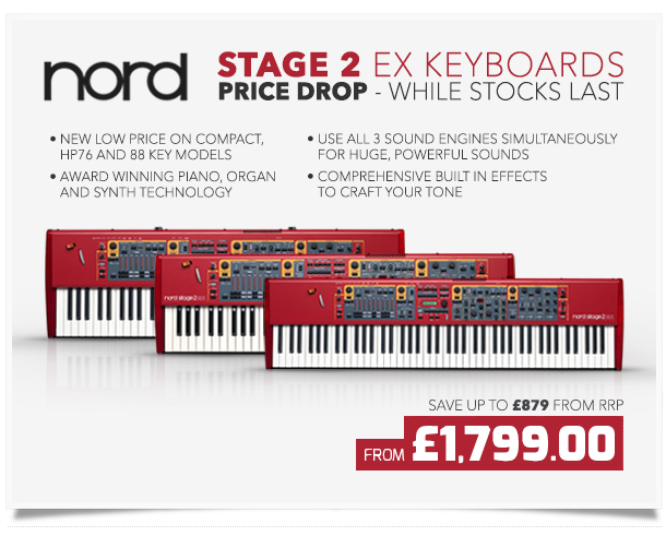Nord Stage 2 EX Pianos.