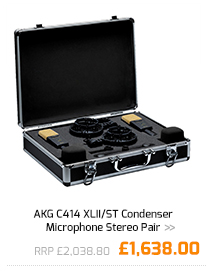 AKG C414 XLII/ST Condenser Microphone Stereo Pair.