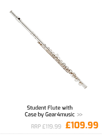 Student Flute with Case by Gear4music.