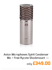 Aston Microphones Spirit Condenser Mic With Free Rycote Shockmount.